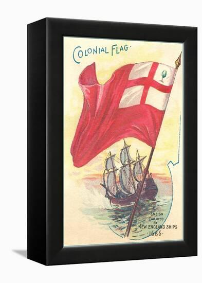 Colonial Flag-null-Framed Stretched Canvas