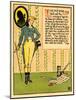 Colonial Gentleman Standing With Cane-Walter Crane-Mounted Art Print