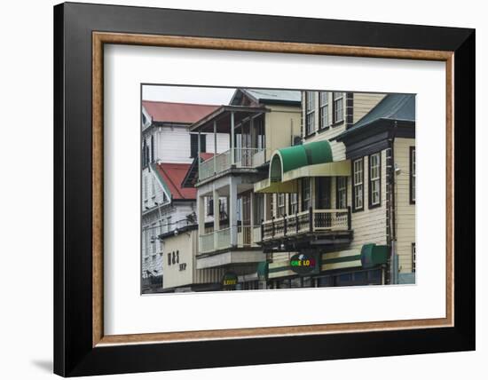 Colonial House in the Historic Center of Paramaribo (UNESCO), Suriname-Keren Su-Framed Photographic Print