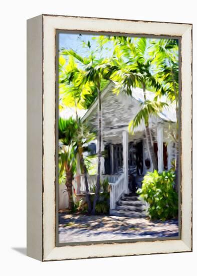 Colonial House - In the Style of Oil Painting-Philippe Hugonnard-Framed Premier Image Canvas