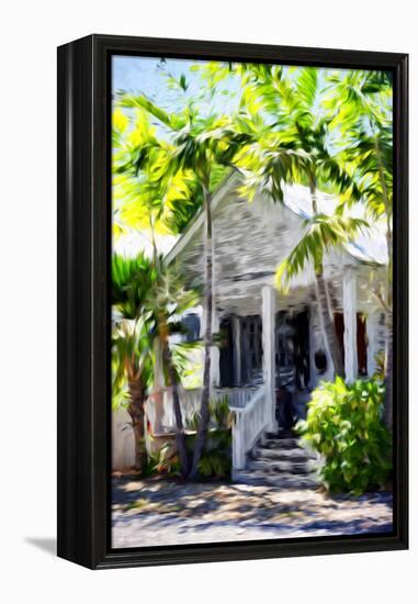 Colonial House - In the Style of Oil Painting-Philippe Hugonnard-Framed Premier Image Canvas