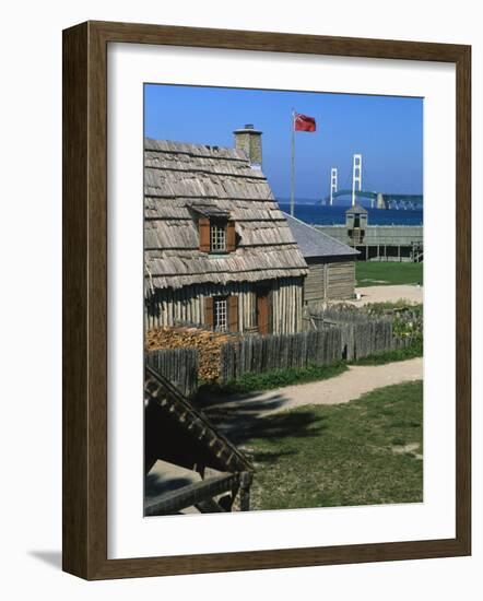 Colonial Michilimackinac, Mackinaw City, Michigan, USA-Michael Snell-Framed Photographic Print