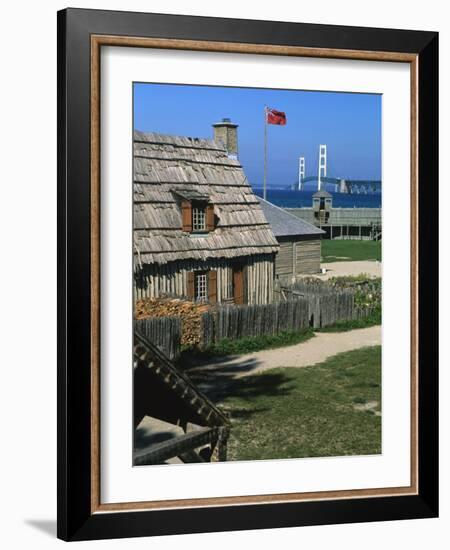 Colonial Michilimackinac, Mackinaw City, Michigan, USA-Michael Snell-Framed Photographic Print