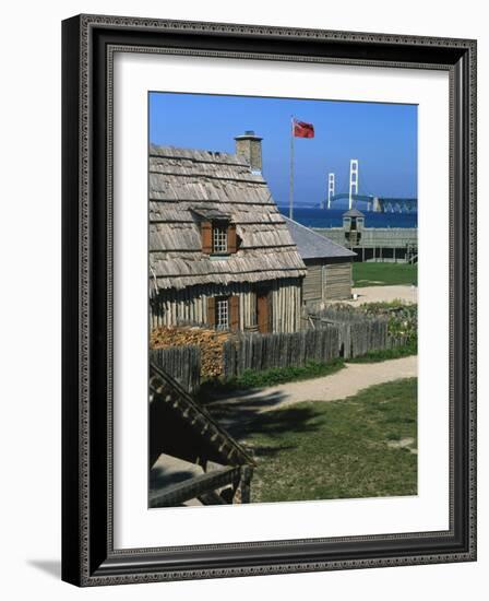 Colonial Michilimackinac, Mackinaw City, Michigan, USA-Michael Snell-Framed Photographic Print