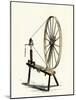 Colonial Spinning Wheel-null-Mounted Giclee Print