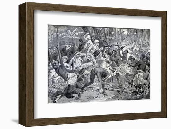 Colonial Struggle in Benin 1897-Chris Hellier-Framed Photographic Print