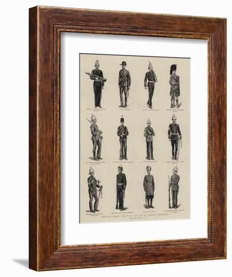 Colonial Troops Who Took Part in the Jubilee Procession-S.t. Dadd-Framed Giclee Print