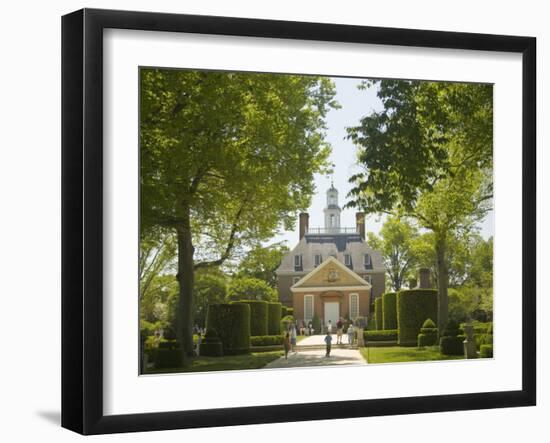 Colonial Williamsburg Historic Area, Williamsburg, Virginia, USA-Merrill Images-Framed Photographic Print