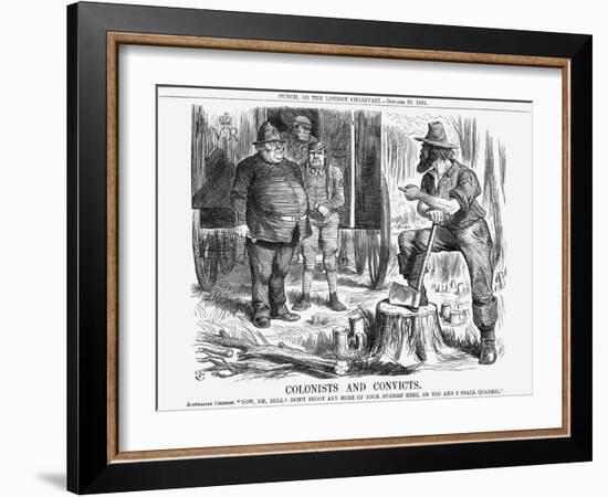 Colonists and Convicts, 1864-John Tenniel-Framed Giclee Print