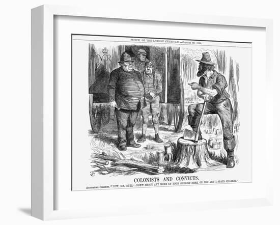 Colonists and Convicts, 1864-John Tenniel-Framed Giclee Print