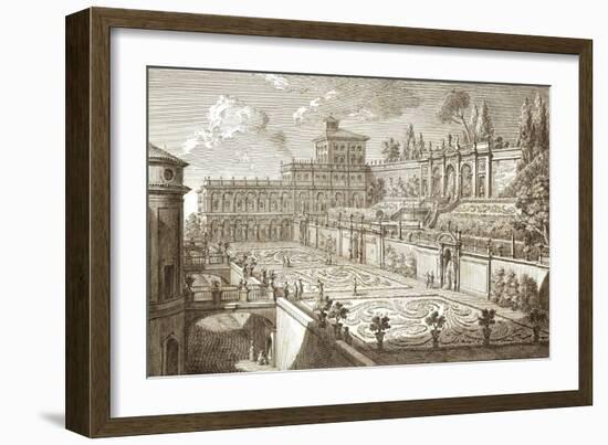 Colonna Gardens in Rome-Giovanni Battista Piranesi-Framed Giclee Print