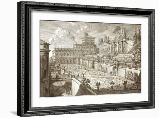 Colonna Gardens in Rome-Giovanni Battista Piranesi-Framed Giclee Print