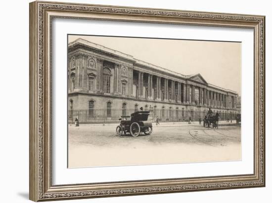 Colonnade, Louvre, Paris, 1910-French Photographer-Framed Photographic Print