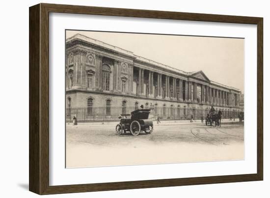 Colonnade, Louvre, Paris, 1910-French Photographer-Framed Photographic Print