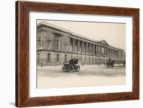 Colonnade, Louvre, Paris, 1910-French Photographer-Framed Photographic Print