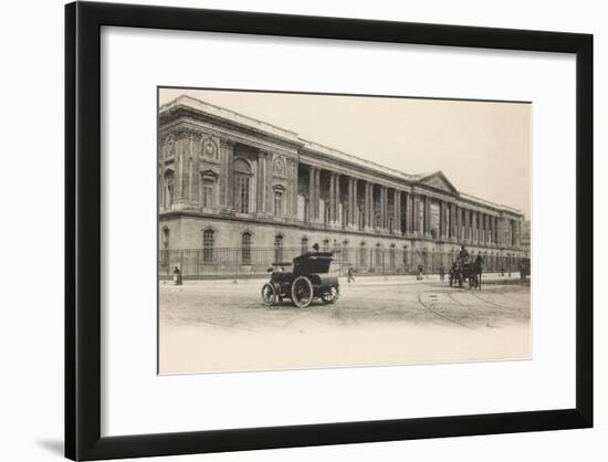 Colonnade, Louvre, Paris, 1910-French Photographer-Framed Photographic Print