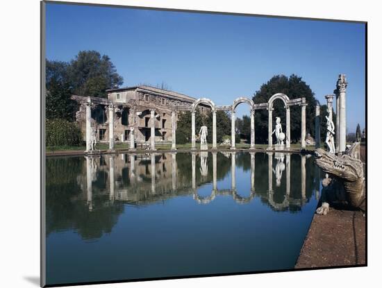 Colonnade of Canopus, Hadrian's Villa-null-Mounted Photographic Print