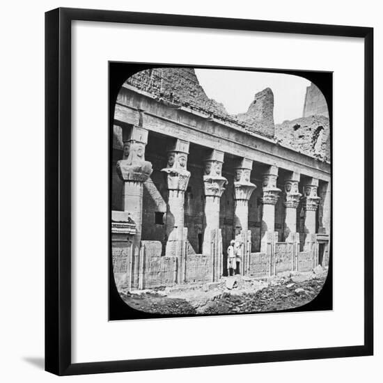 Colonnade of the Temple of Isis, Philae, Egypt, C1890-null-Framed Photographic Print
