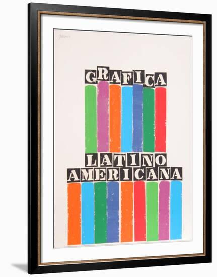 Colophon-Antonio Frasconi-Framed Limited Edition