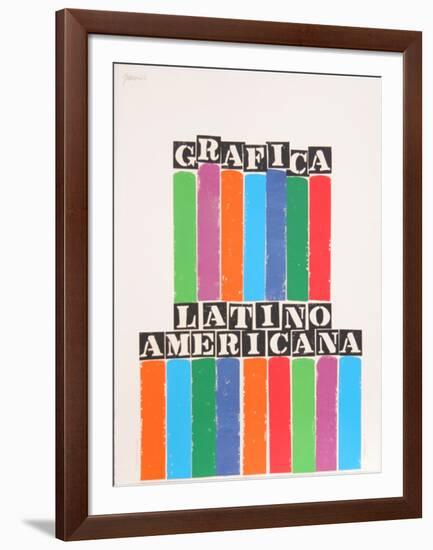 Colophon-Antonio Frasconi-Framed Limited Edition