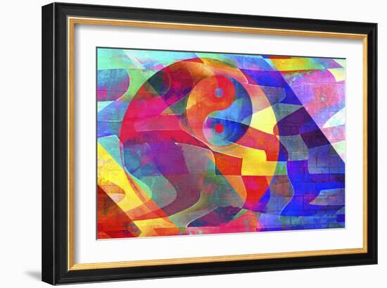 Color Abstract 3-Ata Alishahi-Framed Giclee Print