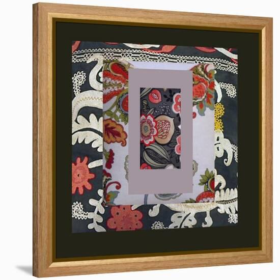 COLOR AND PATTERN COLLAGE-Linda Arthurs-Framed Premier Image Canvas