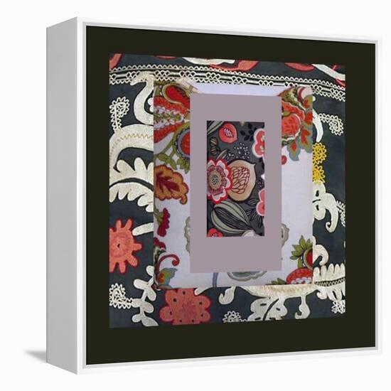 COLOR AND PATTERN COLLAGE-Linda Arthurs-Framed Premier Image Canvas