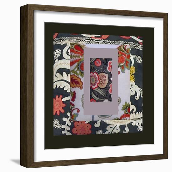 COLOR AND PATTERN COLLAGE-Linda Arthurs-Framed Giclee Print
