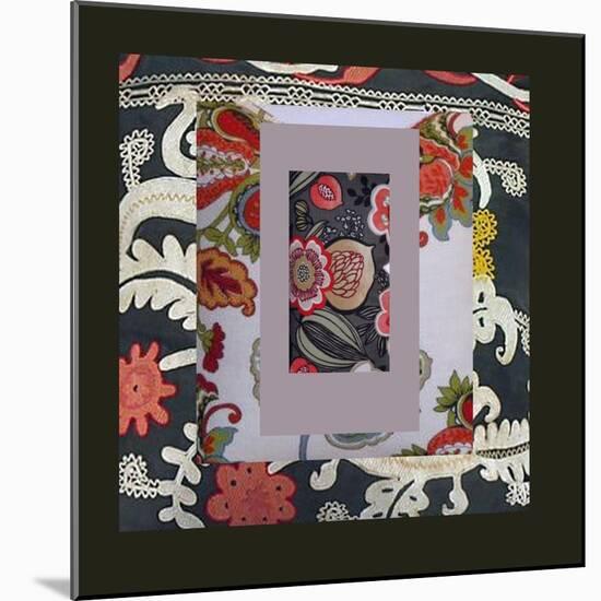 COLOR AND PATTERN COLLAGE-Linda Arthurs-Mounted Giclee Print