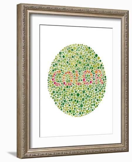 Color Blindness Test-Spencer Sutton-Framed Giclee Print