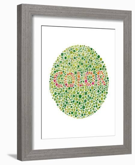 Color Blindness Test-Spencer Sutton-Framed Giclee Print