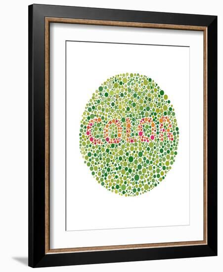 Color Blindness Test-Spencer Sutton-Framed Giclee Print