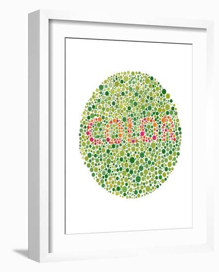 Color Blindness Test-Spencer Sutton-Framed Giclee Print