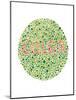 Color Blindness Test-Spencer Sutton-Mounted Giclee Print