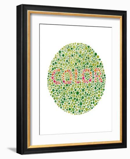 Color Blindness Test-Spencer Sutton-Framed Giclee Print