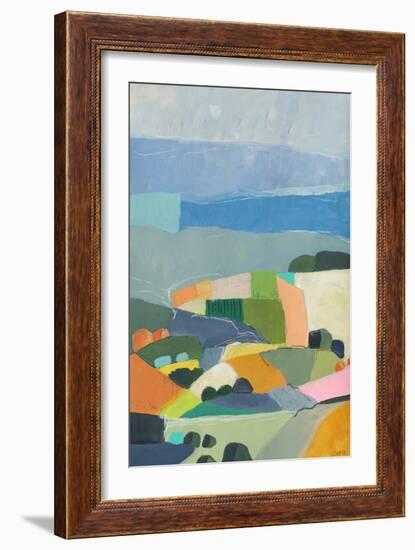 Color Block Hills-Jan Weiss-Framed Art Print