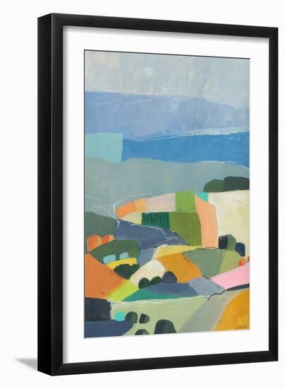 Color Block Hills-Jan Weiss-Framed Art Print