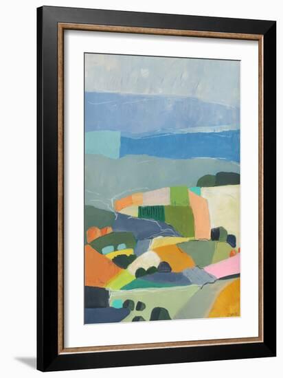 Color Block Hills-Jan Weiss-Framed Art Print