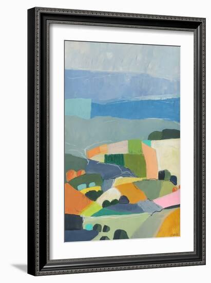 Color Block Hills-Jan Weiss-Framed Art Print