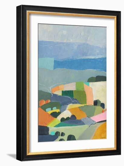 Color Block Hills-Jan Weiss-Framed Art Print