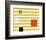 Color Block on Stripe-Dan Bleier-Framed Art Print