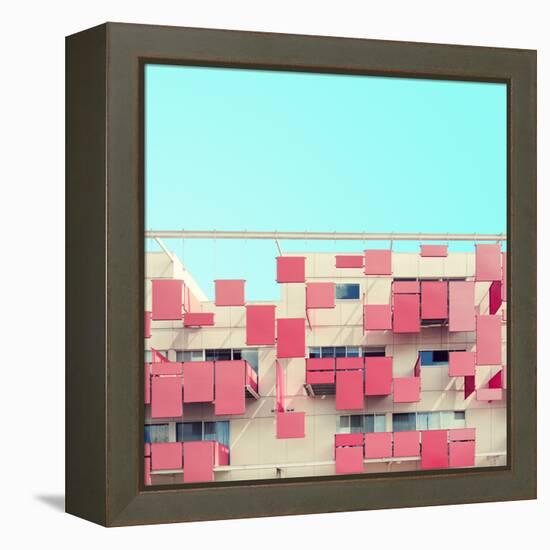 Color Blocking-Matt Crump-Framed Stretched Canvas