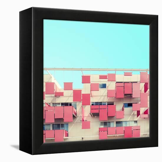 Color Blocking-Matt Crump-Framed Stretched Canvas