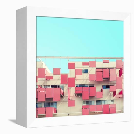 Color Blocking-Matt Crump-Framed Stretched Canvas