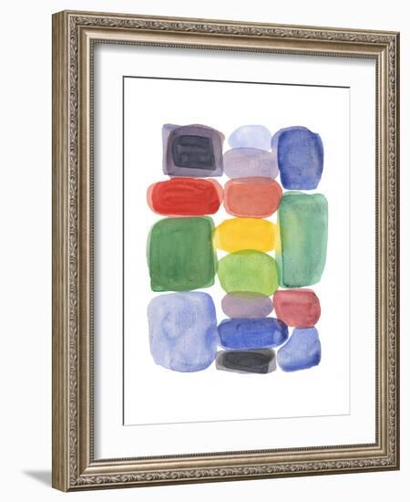 Color Blocks 2-Louise van Terheijden-Framed Giclee Print