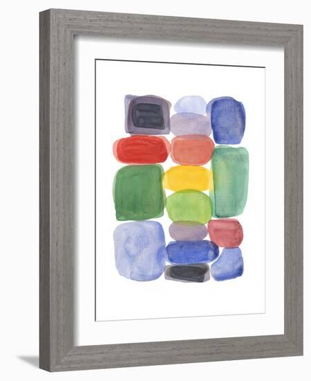 Color Blocks 2-Louise van Terheijden-Framed Giclee Print