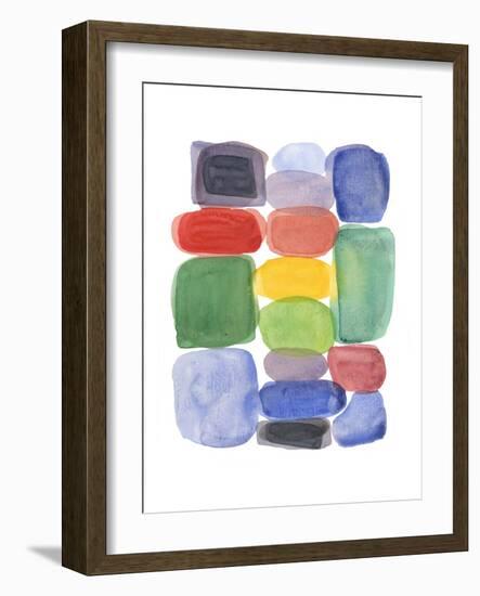 Color Blocks 2-Louise van Terheijden-Framed Giclee Print