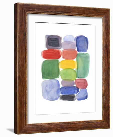 Color Blocks 2-Louise van Terheijden-Framed Giclee Print
