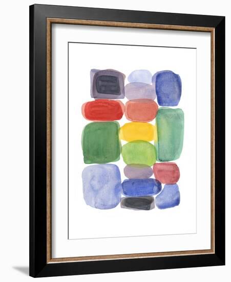 Color Blocks 2-Louise van Terheijden-Framed Giclee Print