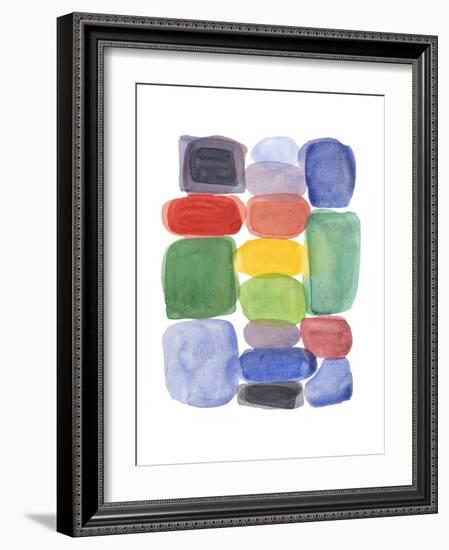 Color Blocks 2-Louise van Terheijden-Framed Giclee Print